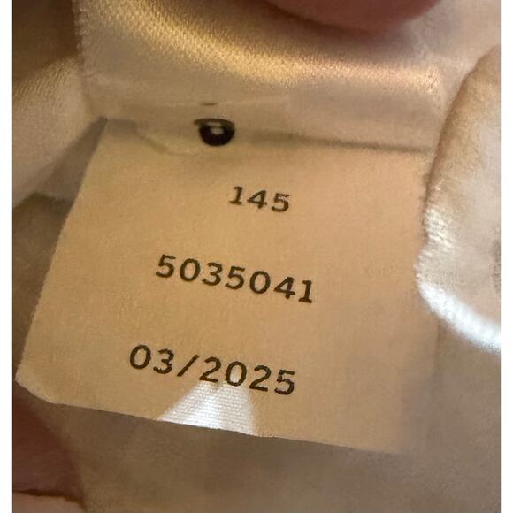 1.STATE Blouse Womens Size XL White Sleeveless Tie-Neck Peplum Hem Top - Picture 6 of 6